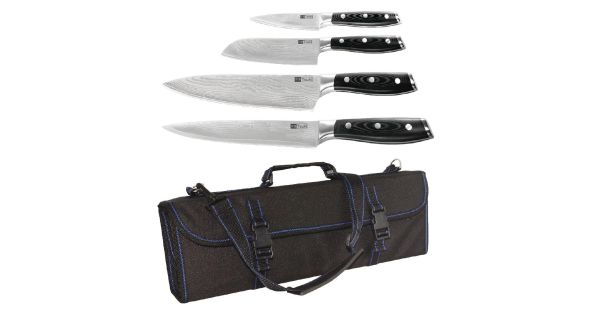 Vogue Tsuki 4-Piece Knife Set & Case Series 7 Special Offer