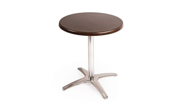 Bolero Special Offer Bolero Round Dark Brown Table Top and Base Combo SA223