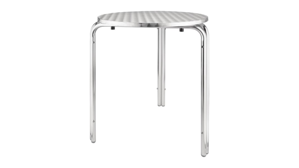 Bolero Round Stackable Bistro Table 600mm -  U431