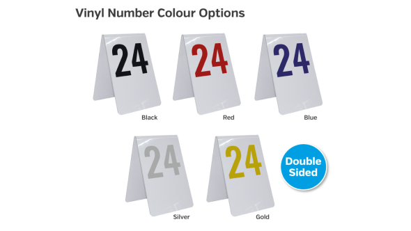 The Merlin Table Number Range-Red