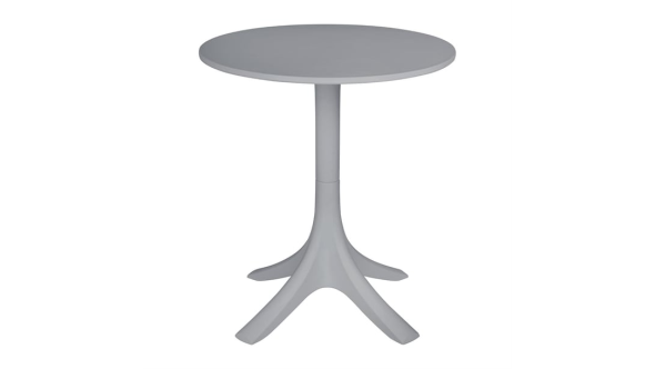Bolero Bolero Lorenzo 600mm Round Café Table - Medium Grey SA831