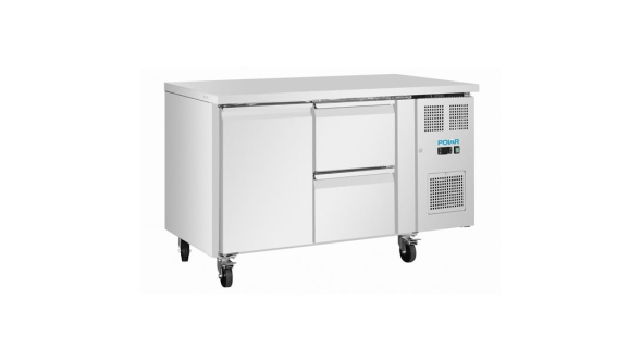 Polar U-Series 1 Door & 2 Drawer Counter Fridge