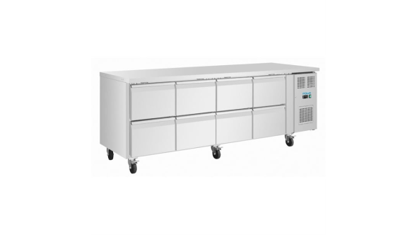 Polar U-Series Eight Drawer Gastronorm Counter Fridge