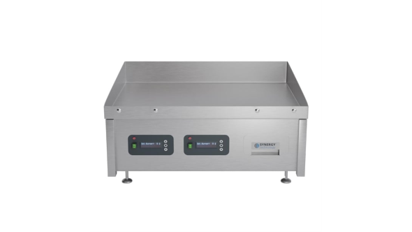 Synergy GRID900E-SCH Electric Griddle with Smooth Chrome Top & Garnish Rail