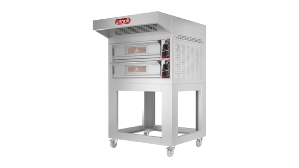 Zanolli EP70 4/MC Single Deck Electric Pizza Oven with Stand Single Phase