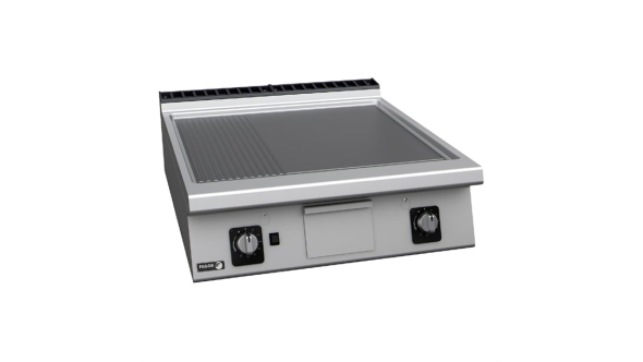 Fagor 900 Series Countertop Half Ribbed Plate Gas Griddle FT-G910 LR
