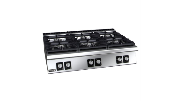 Fagor 900 Series 6 Burner Countertop Gas Hob 41.95kW