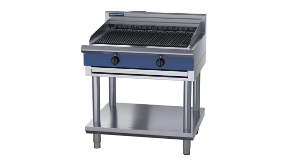 Blue Seal 900mm Electric Chargrill with Leg Stand UKE596D-L