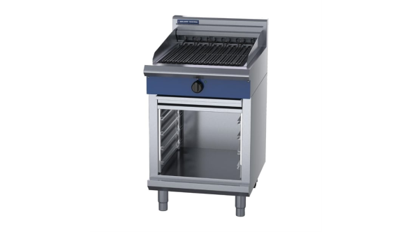 Blue Seal 600mm Electric Chargrill with Cabinet Base UKE594D-C