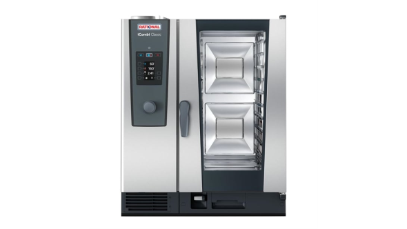 Rational iCombi Classic 10-1/1/G/P 10 Grid 1/1GN Natural Gas Combination Oven