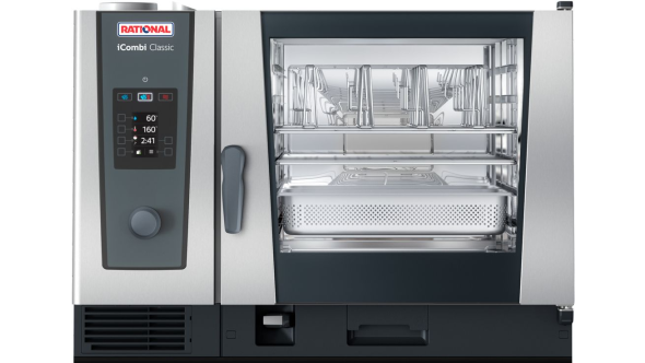 Rational iCombi Classic 6-2/1/G/N 6 Grid 2/1GN Natural Gas Combination Oven