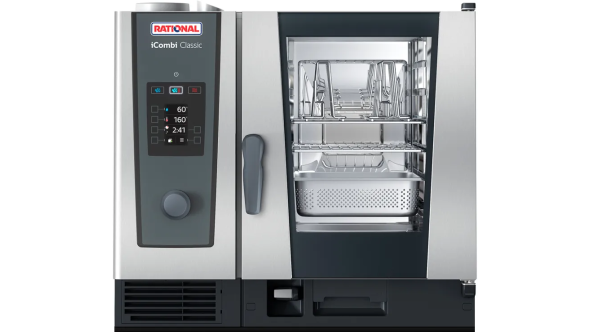 Rational iCombi Classic 6-1/1/E 6 Grid 1/1GN Electric Combination Oven - Three Phase