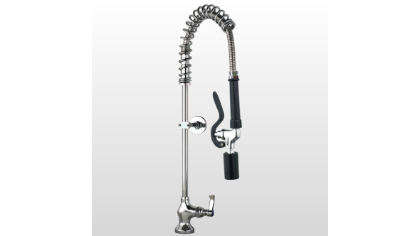 Aquajet AJPR10 Single Pedestal - Single Feed - Deck Mounted Pre-Rinse