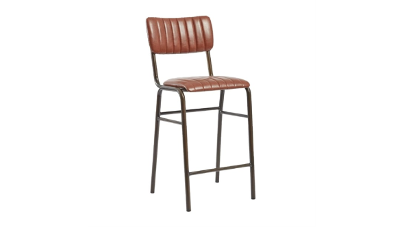 Everyday Tavo Stacking Mid Bar Stool Vintage Tan (2 Pack) HS793