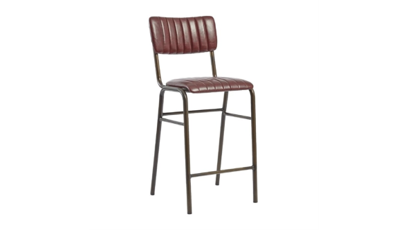 Everyday Tavo Stacking Mid Bar Stool Vintage Red (2 Pack) HS792