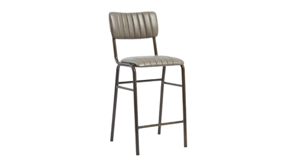 Everyday Tavo Stacking Mid Bar Stool Vintage Dark Grey (2 Pack) HS791