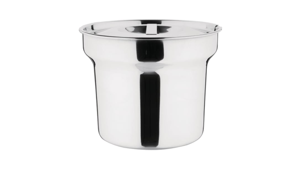 Vogue Bain Marie Pot with Lid 22cm