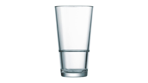 glassFORever Collins Stacker Beer Glasses 570ml (CE Brim at 1pt) (24 Pack) 80-00-026