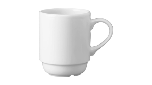 Churchill White Holloware Stacking Mugs 280ml (24 Pack) WH MSS 1