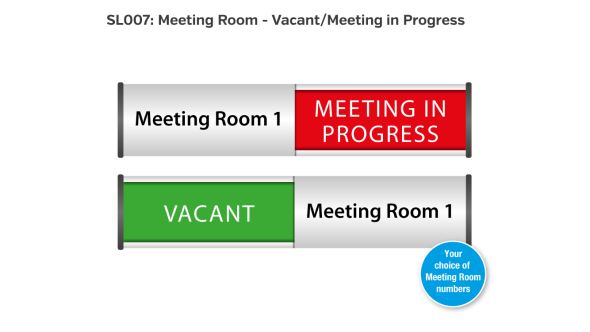 Meeting Room Sliding Door Sign