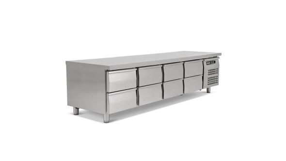 Blizzard SNC4-DRW Eight Drawer Low Height Snack Counter