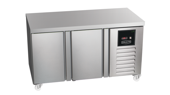 Sterling Pro Green SNI-6-150-20-NS 2 Door Freezer Counter Plain Top