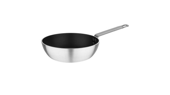 Vogue Aluminium Non-stick Teflon Platinum Plus Sauté Pan 24cm