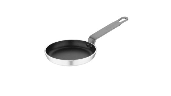 Vogue Aluminium Non-Stick Teflon Blinis Pan 12cm