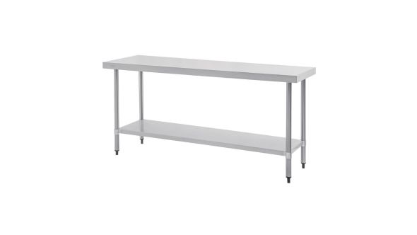 Vogue Stainless Steel Prep Table 1800mm
