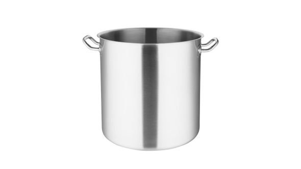 Vogue Stainless Steel Deep Stock Pot 36cm