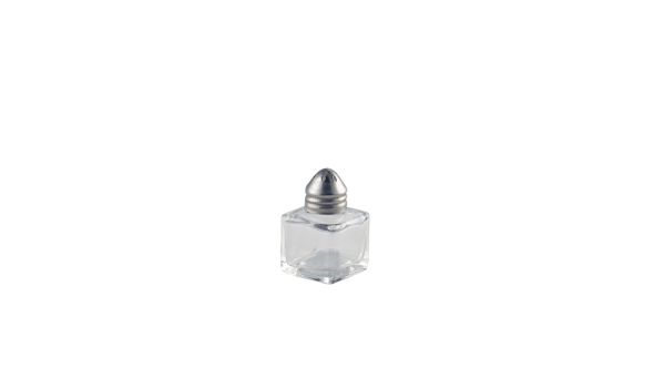 Individual Glass Pepper Pot 30 x 30 x 50mm
