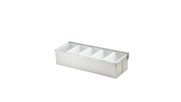 GenWare 5 Part Stainless Steel Condiment Holder