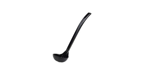 Ladle 9 1/2" 1oz Plain Black
