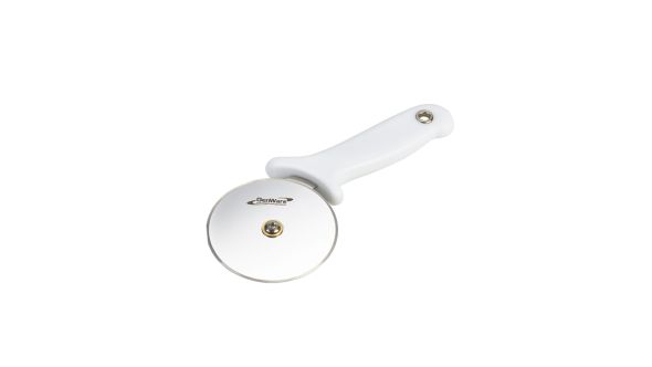 Genware Pizza Cutter White Handle