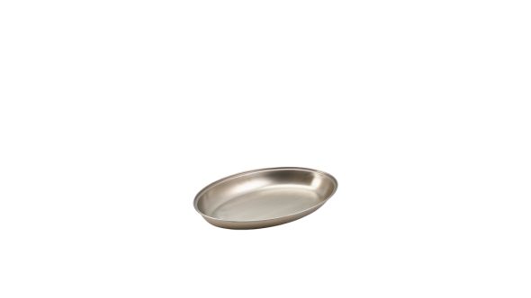 GenWare Stainless Steel Oval Vegetable Dish 17.5cm/ 7"
