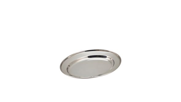 GenWare Stainless Steel Oval Flat 22cm/ 9"