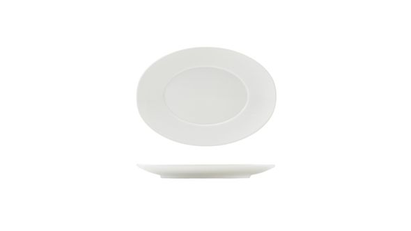 GenWare Porcelain Winged Oval Plate 25.5cm/ 10"