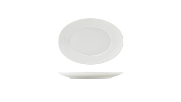 GenWare Porcelain Winged Oval Plate 28cm/ 11"