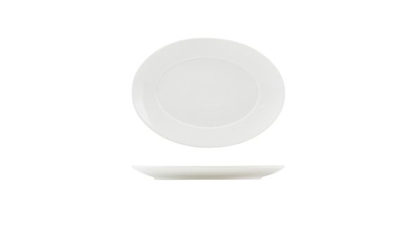GenWare Porcelain Winged Oval Plate 31.5cm/ 12.5"
