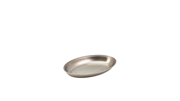 GenWare Stainless Steel Oval Vegetable Dish 20cm/ 8"