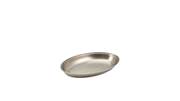 GenWare Stainless Steel Oval Vegetable Dish 22.5cm/ 9"