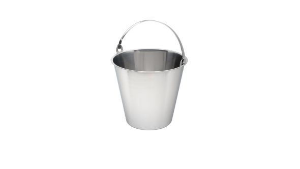 Swedish S/St. Bucket 12 Litre Graduated