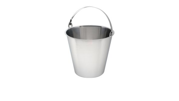 Swedish S/St. Bucket 15 Litre Graduated