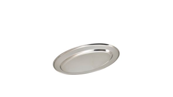GenWare Stainless Steel Oval Flat 30cm/ 12"