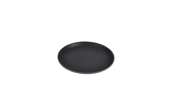 Tray Gengrip Fibreglass Round 14" Black