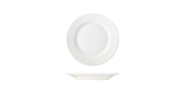 Genware Porcelain Classic Winged Plate 21cm/ 8.25"