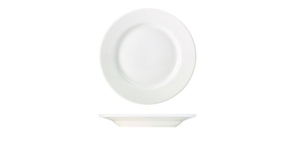 Genware Porcelain Classic Winged Plate 27cm/ 10.75"