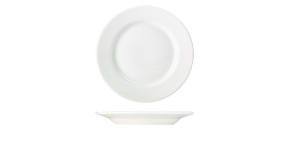 Genware Porcelain Classic Winged Plate 28cm/ 11"