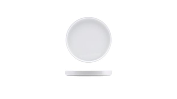 Genware Porcelain Low Presentation Plate 18cm/ 7"