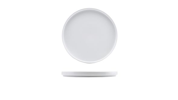 Genware Porcelain Low Presentation Plate 25cm/ 9.75"